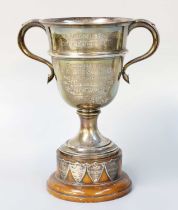 A George V Silver Trophy Cup, by Harry Synyer and Charles Joseph Beddoes, Birmingham, 1926, tapering