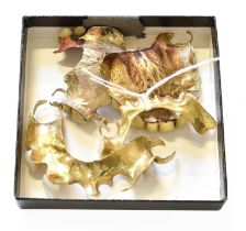 Four Sets of Dentures, with gold plates Provenance: Dutton Manor, Lancashire Gross weight 55.4