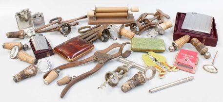 A Quantity of Breweriana, and smoking paraphenalia, including cork screws, bottle stoppers,