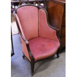 A 19th Century Style French Chair, with carved frame