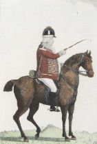 A collection of British engravings to include: "Mr John Adams, Master of the Royal Riding