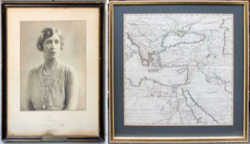 Mary, Princess Royal, Signed Portrait Photograph, dated 1934, signed "Mary", framed and glazed;