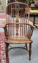 A 19th Century Elm Windsor Armchair