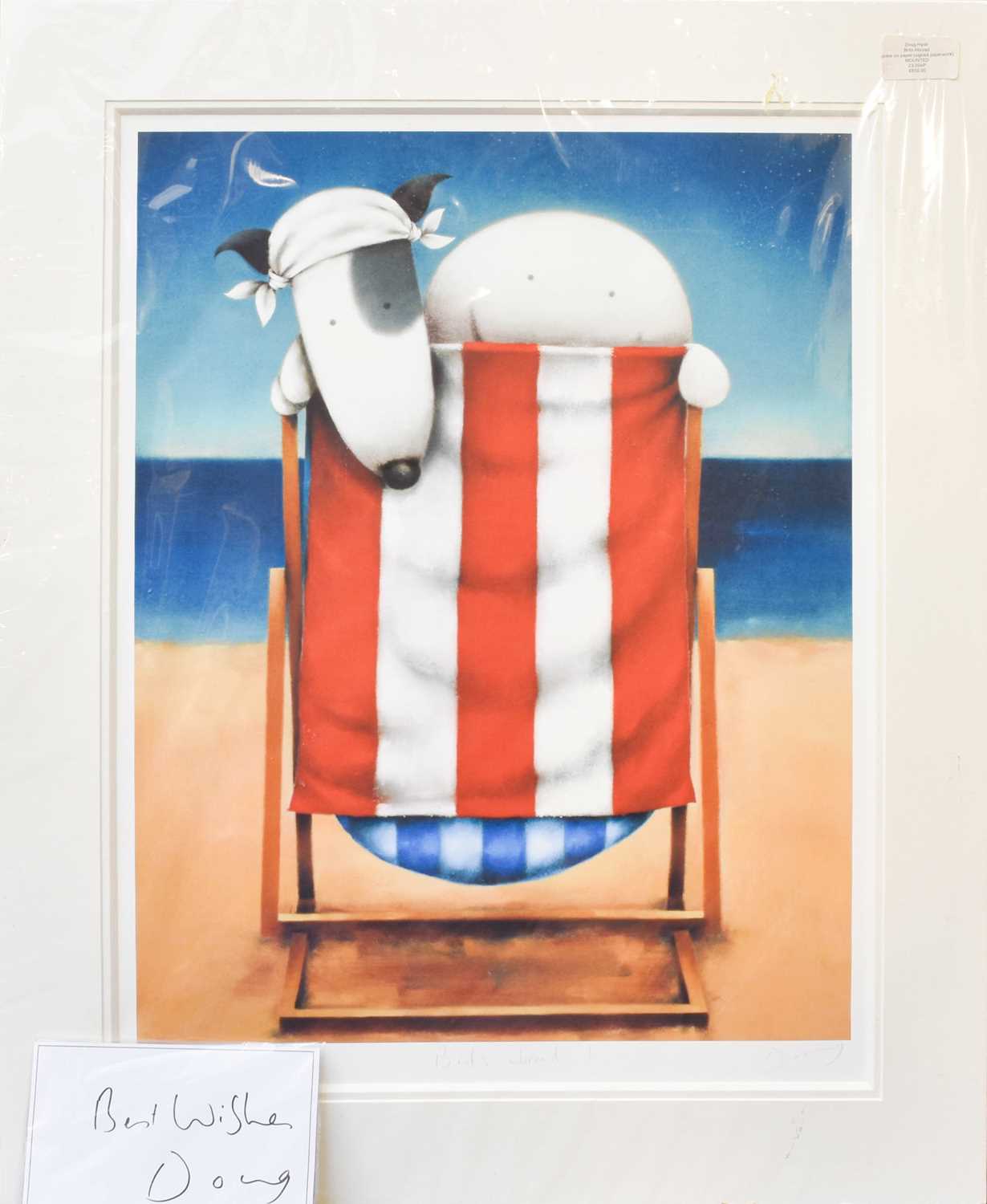 After Doug Hyde (b.1972) "Brits Abroad" Signed, inscribed and numbered artist's proof 23/30, - Image 2 of 2