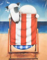 After Doug Hyde (b.1972) "Brits Abroad" Signed, inscribed and numbered artist's proof 23/30,