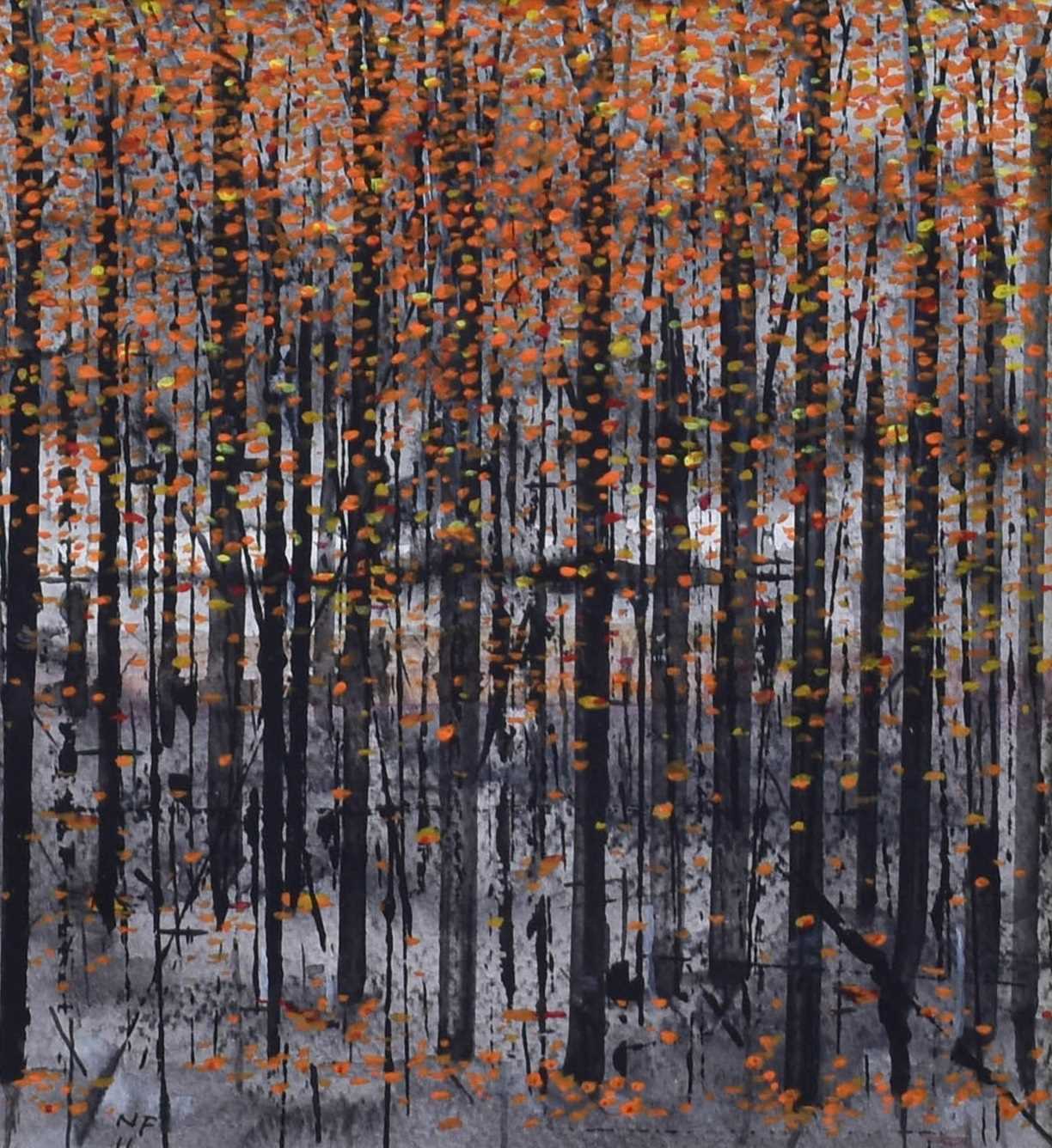 Neil Farrell (Contemporary) "November Woods" Initialled and dated (20)16, watercolour; together with - Image 3 of 6