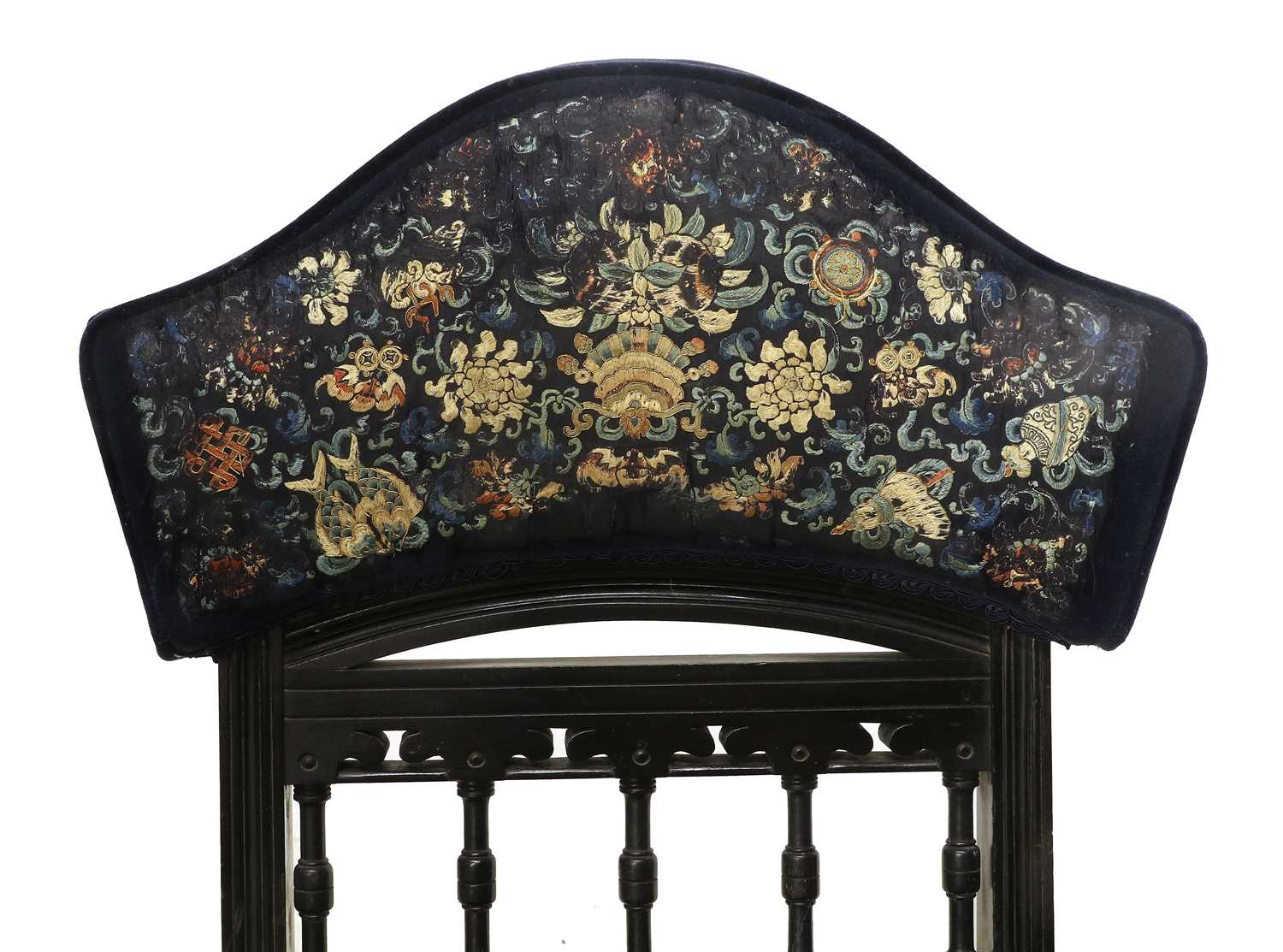 An Ebonised Bedroom Chair, Holland & Sons - Image 3 of 3
