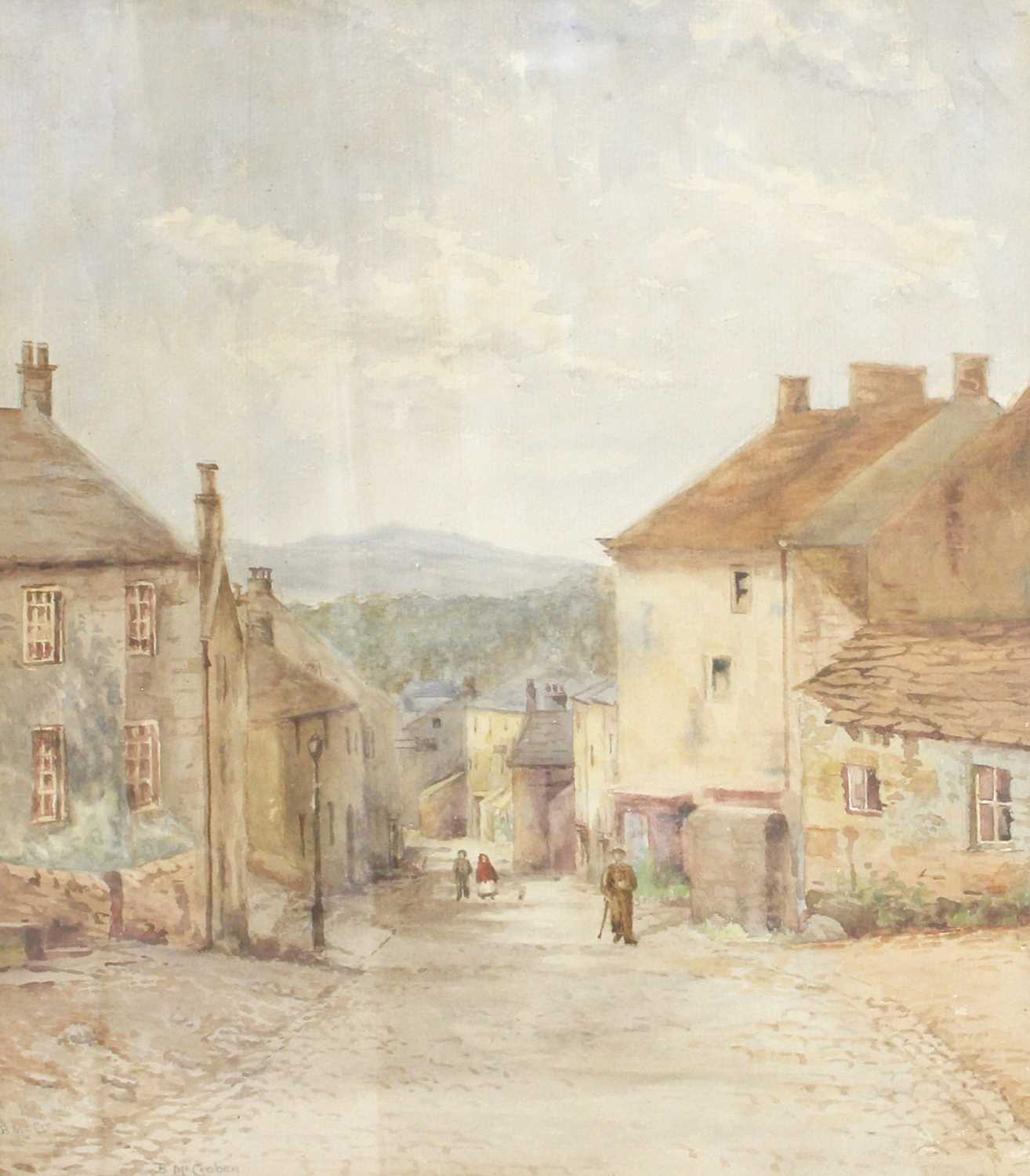 Claude Horsfall (20th Century) "Approaching Kettlewell" Signed, oil on canvas board?, 49.5cm by - Image 3 of 8