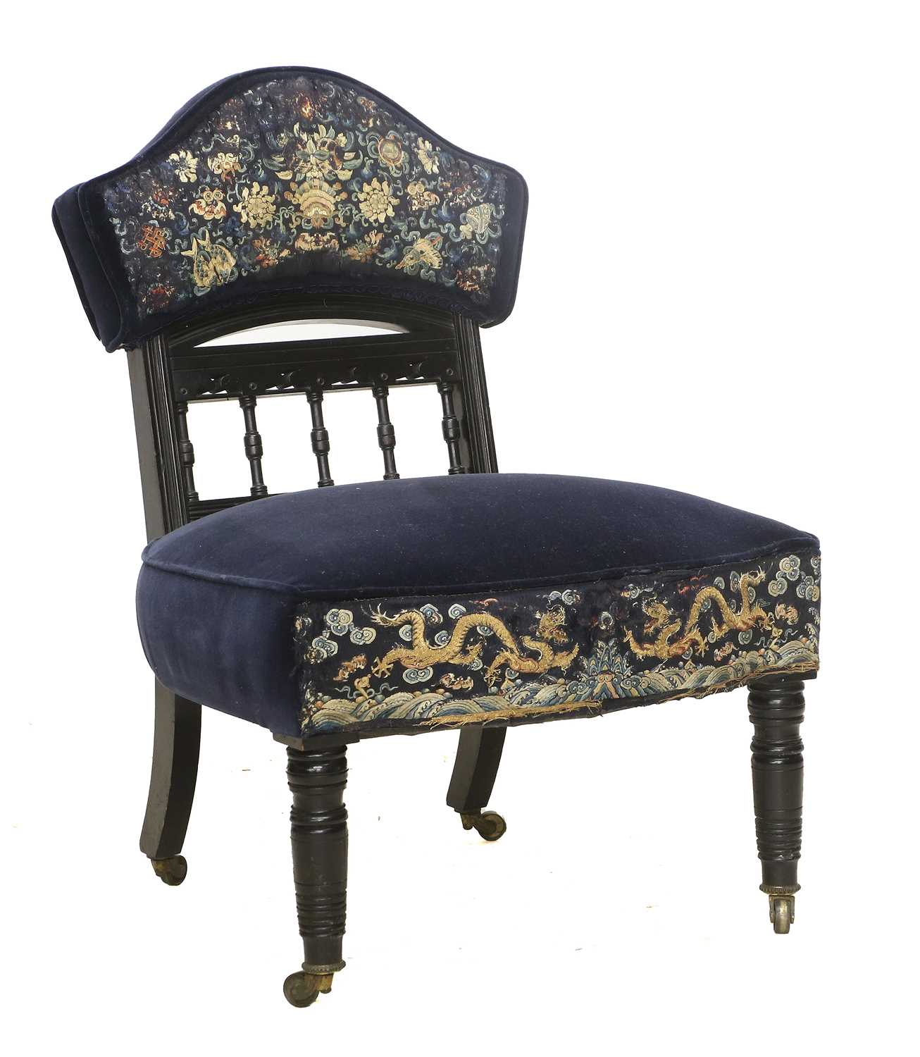 An Ebonised Bedroom Chair, Holland & Sons - Image 2 of 3