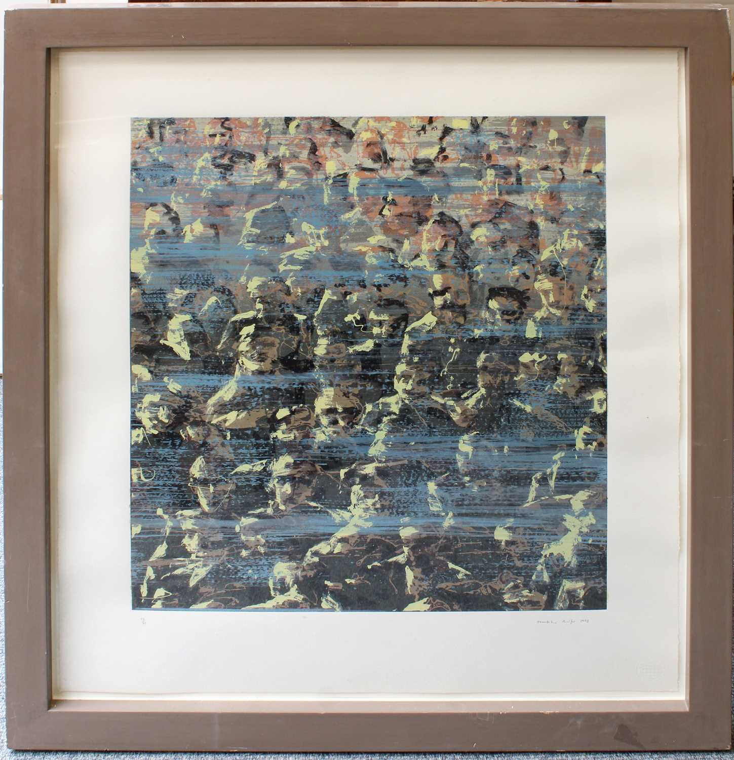 Matthew Radford (Contemporary) Firgures in a crowd Signed and dated 1998, numbered 58/95, - Image 3 of 4