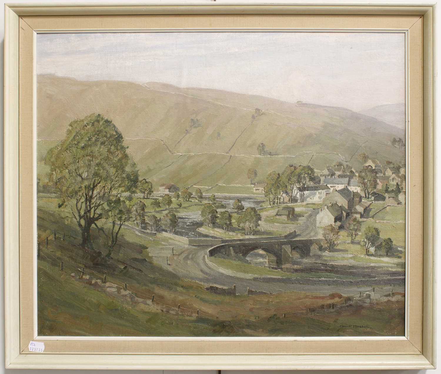 Claude Horsfall (20th Century) "Approaching Kettlewell" Signed, oil on canvas board?, 49.5cm by - Image 5 of 8