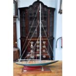 A Scale Model "Shamrock V" 1930 Cutter, America's Cup Challenger, designed by Charles E.