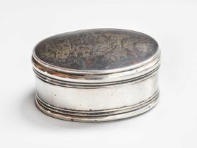 A George V Silver and Tortoiseshell Jewellery-Box, by William Comyns, London, 1912, oval and with