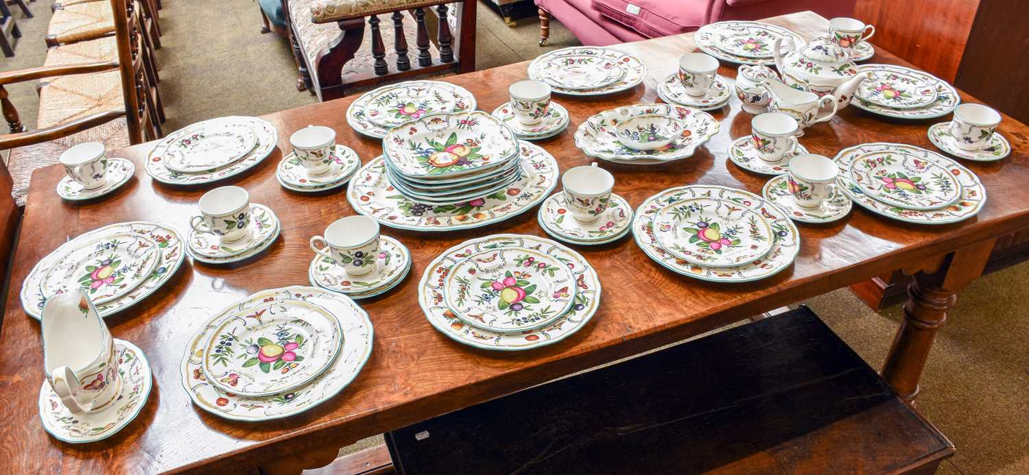 A Royal Worcester Porcelain Part Dinner and Tea Service, Duke of Gloucester Service Pattern, after