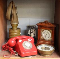 Natural History: A Wet Specimen of a Snail, together with A Rotary Dial Telephone, An Eastern