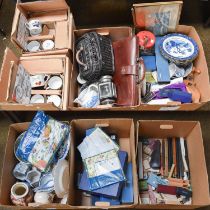 A Quantity of Various Household Items, Mainly Ceramics, including Booths "Real Old Willow", Royal