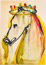 After Salvador Dali (1904-1989) Spanish "Le Cheval de Caligula" Signed and numbered 70/250,