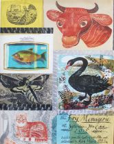 Mark Hearld (Contemporary) Poster for "The Fry Menagerie" 8th September - 28th October 2012