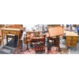 A Group of Edwardian and Later Furniture, comprising: An Adjustable Bentwood Music Stand, A Four