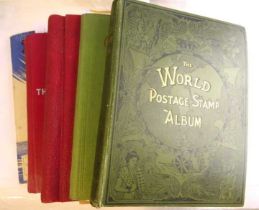 Stamp Collection, in five assorted volumes, including Hinton 'World' album with approx. 1000