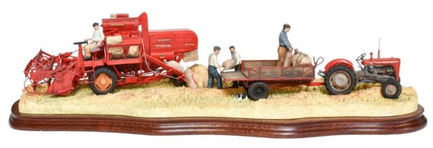 Border Fine Arts 'Bringing in the Harvest', model No. B0735 by Ray Ayres, limited edition 246/850,