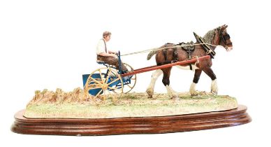 Border Fine Arts 'Rowing up' (Standard Edition), model No. B0598A by Ray Ayres, limited edition