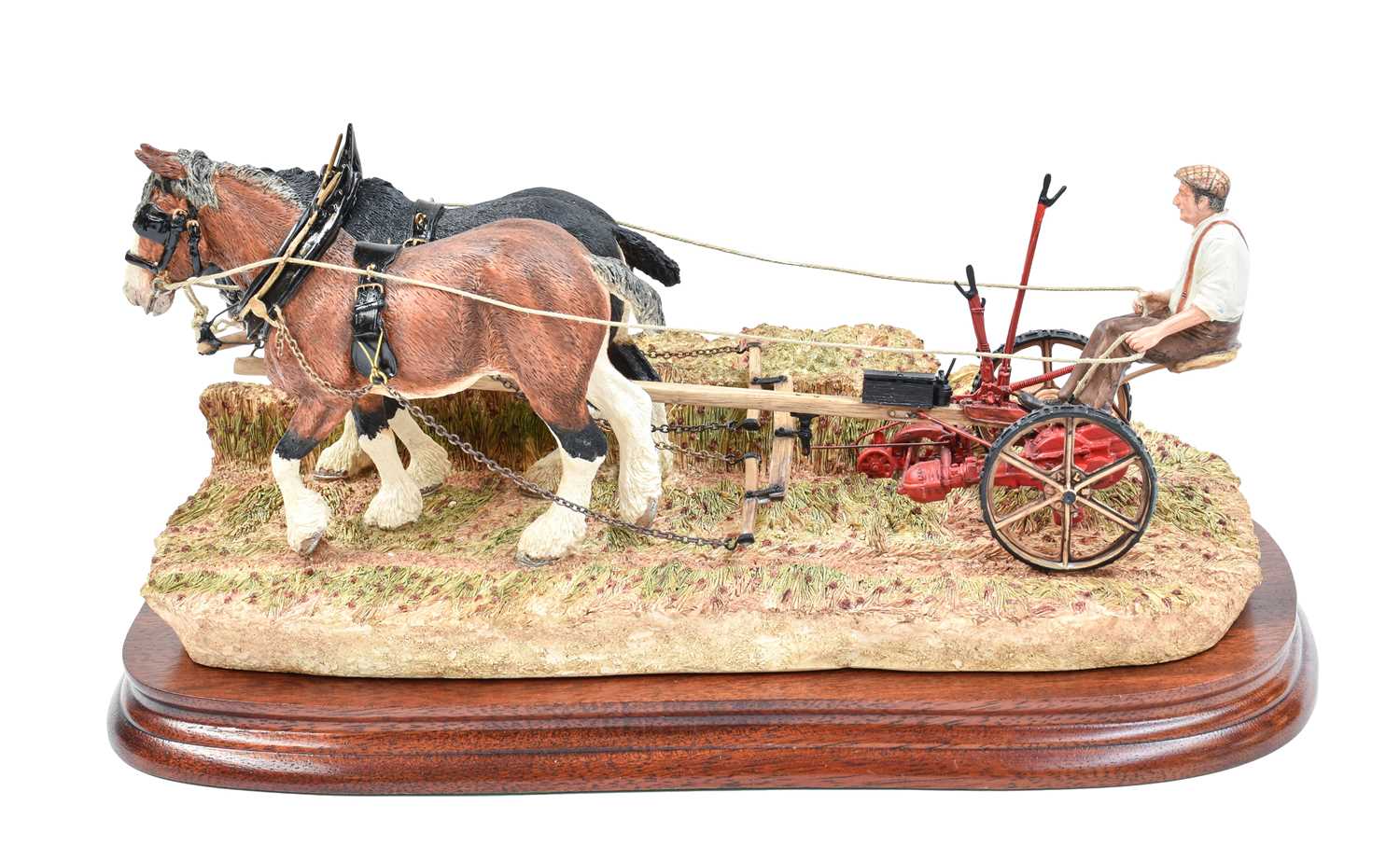 Border Fine Arts Hay Timing Groups: 'Hay Cutting Starts Today' (Standard Edition), model No. B0405A, - Image 3 of 3