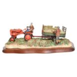 Border Fine Arts 'Cut and Crated' (Allis Chalmers Tractor), model No. B0649 by Ray Ayres, limited