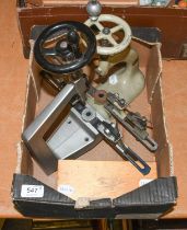 Two Bergeon Clockmaker's Bushing Tools, with a box of Bergeon reamers