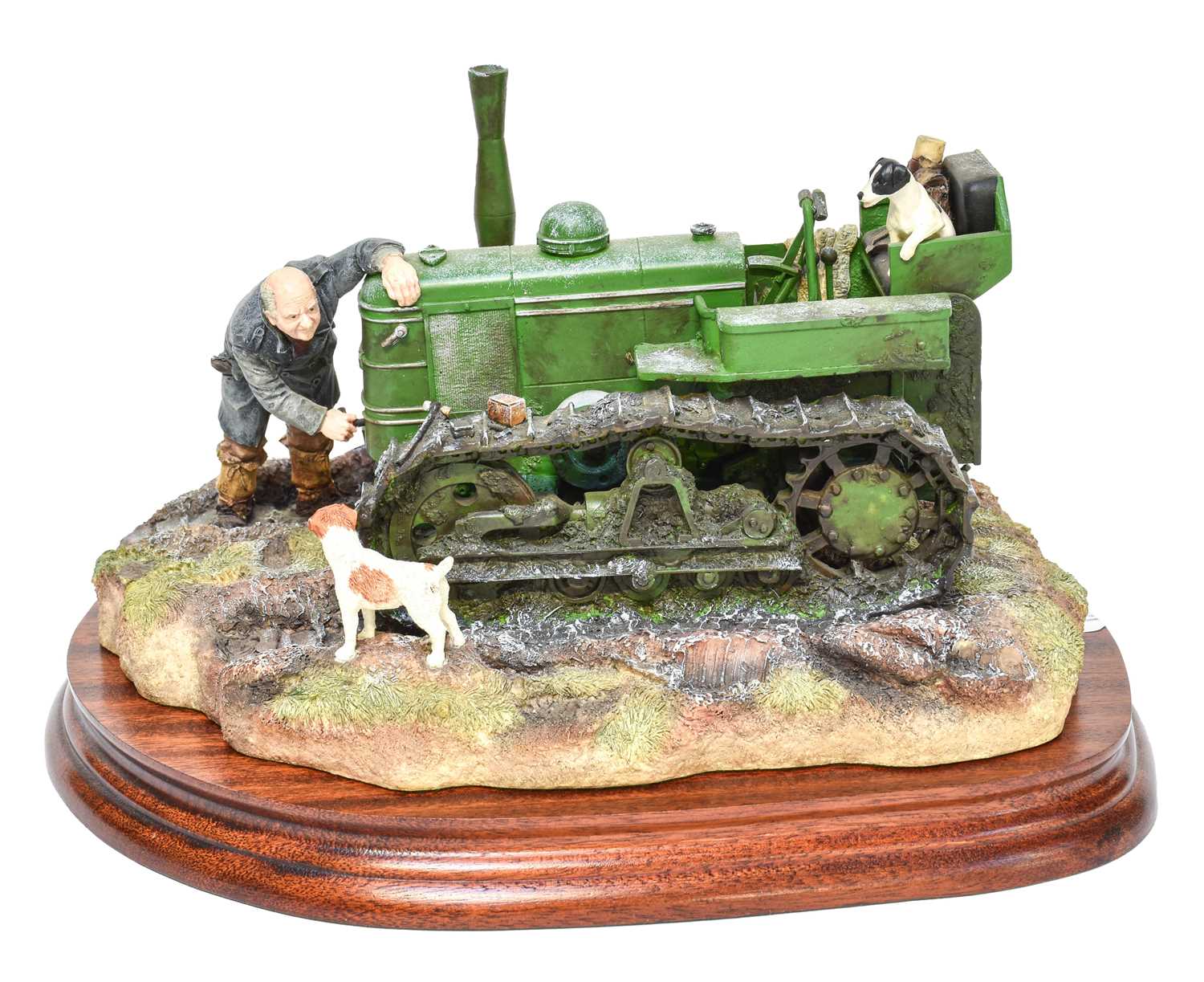 Border Fine Arts 'Starts First Time' (Fowler Diesel Crawler Mark VF), model No. B0702 by Ray