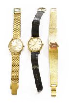 9ct Gold Rotary Gents Wristwatch, and two other watches (3)