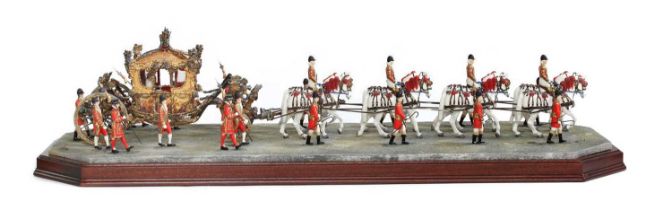 Border Fine Arts 'The Coronation 1953', model No. B0810 by Ray Ayres, limited edition 291/350, on