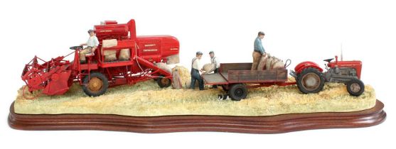 Border Fine Arts 'Bringing in the Harvest', model No. B0735 by Ray Ayres, limited edition 218/850,