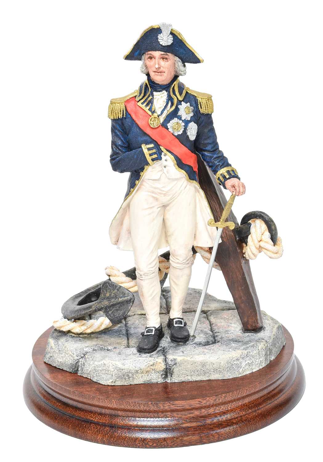 Border Fine Arts 'Admiral Lord Nelson', model No. B0969 by Paul Back, limited edition 77/500, on