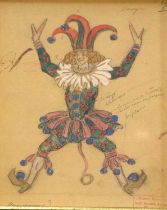 Russian School (20th Century) "The Harlequin" from The Original Designs of the Bolshoi Nutcracker,