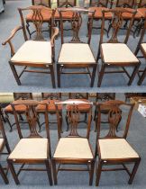 A Set of Six 19th Century Mahogany Dining Chairs, including one carver Chairs are structurally