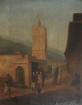 British School (early 20th Century) "Algiers" Inscibed and dated 1910, oil on canvas, 55cm by 44.5cm