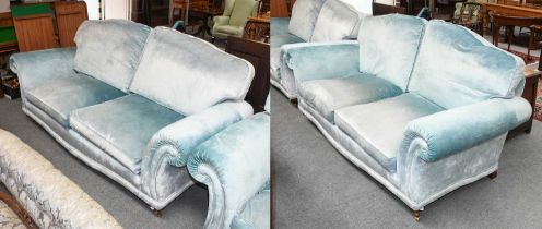 Pair of Barker & Stonehouse Sofas, reupholstered by Big upholsterers (Gallowfields Industrial