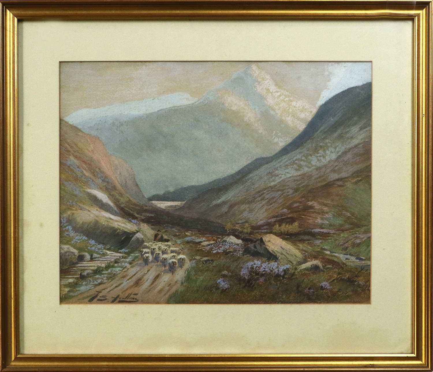 Frederick John Widgery (1869-1942) "Arms Tor. Dartmoor" Signed, mixed media, together with a further - Image 6 of 10