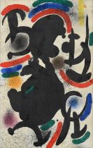 After Joan Miró (1893-1983) Spanish "Lithograph VII" (1972) Signed and inscribed EA, lithograph,