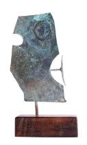 William Black (20th century) "Standing Form" Signed, inscribed and dated (19)66 to base, patinated