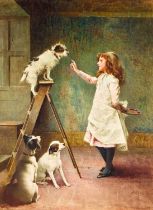 Alexander Mark Rossi (1840-1916) "On Trust" Signed and dated 1892, with original artist's