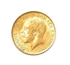 A Gold Half Sovereign, dated 1914