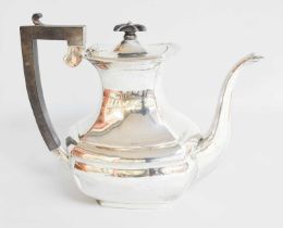 An Edward VII Silver Coffee-Pot, by Fattorini and Sons Ltd., Birmingham, 1904, tapering and with