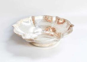 A George V Silver Bowl, by Cooper Brothers and Sons Ltd., Sheffield, 1921, shaped tapering