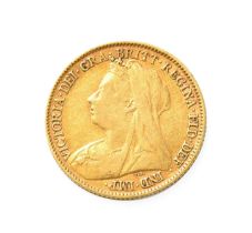 A Gold Half Sovereign, dated 1896