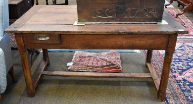 A 19th Century Farmhouse Table, 144cm by 77cm by 75cm