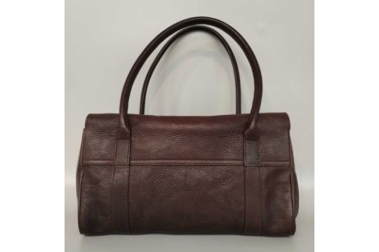 Mulberry Chocolate Brown Leather Bayswater Small Shoulder Bag, with brass hardware, Mulberry ' - Image 3 of 8