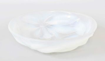 A 19th Century French Glass Bowl, Signed G Vallon, 24cm diameter