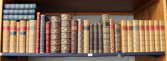 Leather Bindings, including: Kingsley (Charles), Westward Ho!, Macmillan, 1883, and five other